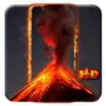 volcanic live wallpaper android application logo